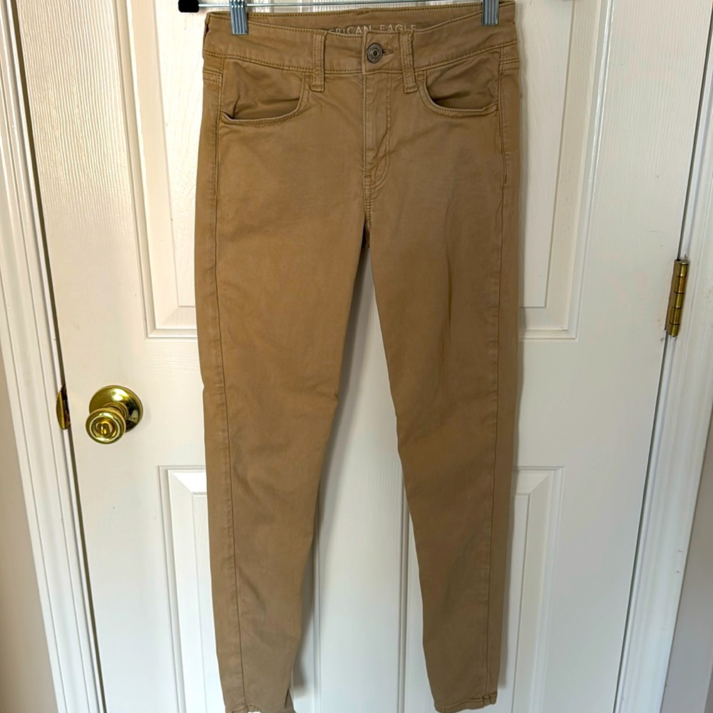 American Eagle skinny khaki jeans